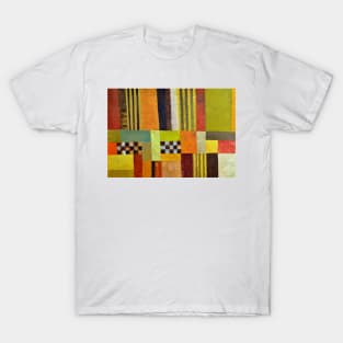 Color and Pattern Abstract T-Shirt